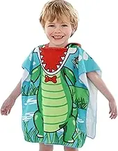 Kids Towels with Hood - Cartoon Swim Towel Bath Towels - Wearable Wrap Absorbent Microfiber Cape, Dinosaur Mermaid Hooded Towels for Bath Pool Beach