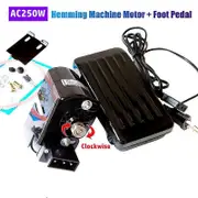 180W/250W Old Style Sewing Machine Modification Motor All Copper Wire Permament Magnet Selvedge Hemming Machine Motor Pedal Sets Hemming AC250W