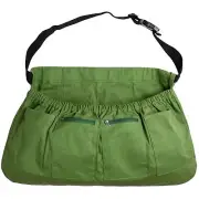 Adjustable Harvest Apron with 4 Pockets for Garden Vegetable Fruits Picking