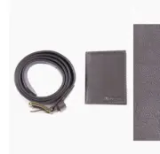 Barbour Leather Belt & Billfold Wallet GIFT Set MSRP$120 Effortless GIFTING !