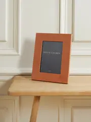 [Ralph Lauren Home] Ralph Lauren Home - Garrett Embossed Leather 5x7 Picture Frame - Brown - One size One size Brown