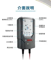 在飛比找Yahoo!奇摩拍賣優惠-【電池達人】德國博世 BOSCH BATC7 電瓶充電機 B