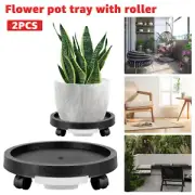 2Packs Plant Caddy with Wheels Heavy Duty Rolling Plant Stands with Water BlVGG
