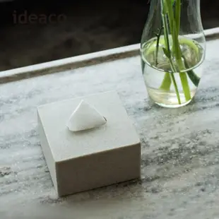 【日本ideaco】方形砂岩餐巾紙盒(抽取 方型 衛生紙 天然 石材 環保)