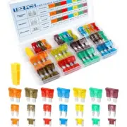 182 Pcs Car Blade Fuses Assortment Kit Automotive Fuses for Car RV Truck