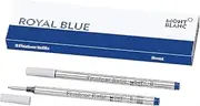 Montblanc Fineliner Refills (B) Royal Blue 124500 – Pen Refills for Fineliner and Rollerball Pens by Montblanc – 2 x Fiber Tip Pen Refill