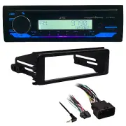 JVC KD-T92MBS Bluetooth Radio USB Marine CD Receiver, Stereo Installation Kit