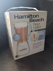 Hamilton Beach Wave Action Smoothie 10-Speed Blender Model# 50161N Color: White