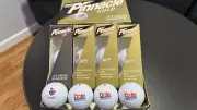 One Dozen Dole and Friedas Food Industry Logo Golf Balls Pinnacle Gold