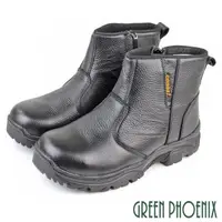 在飛比找森森購物網優惠-GREEN PHOENIX 男 鋼頭鞋 工作鞋 高筒靴 專業