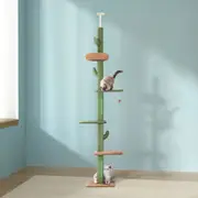 290cm i.Pet Cat Tree Tower Scratching Post Scratcher Floor to Ceiling Cats Bed