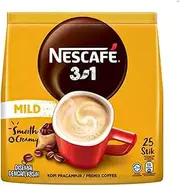 Nescafe 3 in 1 Coffee Mix 18g, Mild (Pack of 25)