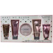 Make Me Blush 5 PC Luxury Bath Set New Body/Hand Cream/Face Mask Sheet