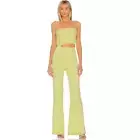 House of Harlow 1960 x REVOLVE Sosa Jumpsuit in Lime NWT Size XS
