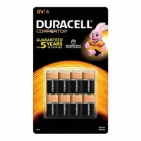 在飛比找樂天市場購物網優惠-Duracell 金頂鹼性 9伏特電池 8入