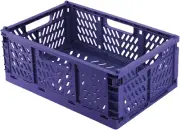 Pastel Crates, Extra Large Size(16.7 X 11.2 X 6.5 In), Storage Crates Plastic St