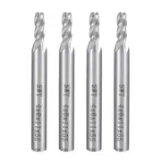 4PCS 6mm Shank 4 x 11mm Straight End Mill Cutter CNC Router Bits 4 Flute