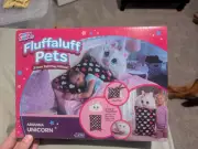 FluffALuff White Arianna Unicorn Pillow Case Fits Standard Pillow