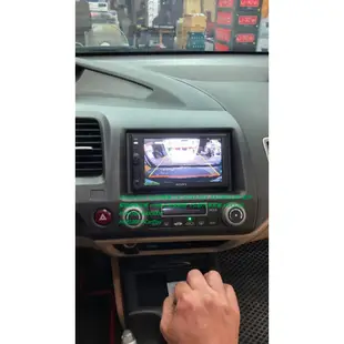 Honda Civic K12升級植入㊣ SONY XAV-AX1000 6.2吋 藍芽觸控螢幕主機 +外掛式倒車鏡頭