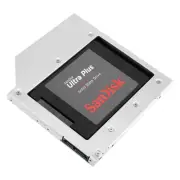 P - Orico Aluminium L95SS Laptop CD-ROM Bay Drive Bracket For 2.5 SATA Drives