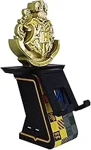 Cable Guys LED Ikons: Harry Potter Hogwarts Crest - Charging Phone & Controller Holder - Light Up Gaming Controller / Mobile Phone / Device Charging Holder, Includes 4' Charging Cable