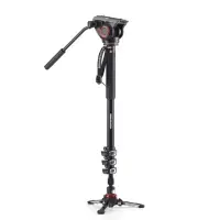 在飛比找momo購物網優惠-【Manfrotto 曼富圖】XPRO單腳架 鋁合金四節攝錄