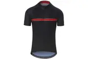 Giro Mens Chrono Sport Jersey - Black/Red Stripe - XXL