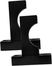 Abaodam 1Pair Creative Baseball Bat Rack Convenient Display Holder for Game Used Autographed Bats Sturdy Wall Mounted Support for Home for Sports Collectors