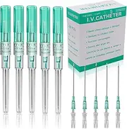 judero Catheter Needles 50Pcs Mixed IV Catheter Piercing Needles 14G 16G 18G 20G and 22G Ear Nose Piercing Needles Hollow Needles for Lip Tongue Nipple Cartilage Belly Piercing Kit