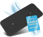 [DL-pro] Dryer Filter for Candy Hoover 40006731 Filter Mat 270 x 122 mm Washable Filter Foam for Dryers Heat Pump Dryers Tumble Dryer Condenser Dryer