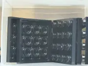 LEGO Parts - Black Plate 4 x 4 - No 3031 - QTY 5