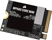 CORSAIR MP600 CORE Mini 2TB M.2 NVMe PCIe x4 Gen4 2 SSD – M.2 2230 – Up to 5,000MB/sec Sequential Read – High-Density QLC NAND – Great for Steam Deck, ASUS ROG Ally, Microsoft Surface Pro – Black