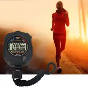 Waterproof Handheld Digital LCD Stopwatch Chronograph Timer Counter Sports Alarm