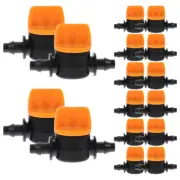 20 Pcs Adjust Flow Valve Drip Irrigation Valves System Tools Outdoor Hose Bulk