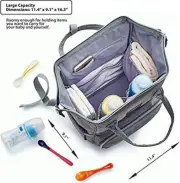 Durable & Stylish Diaper Bag Backpack, Large Capacity