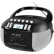 Sunoony CD and Cassette Player Combo Boombox CD Player Portable with AM/FM Ra...