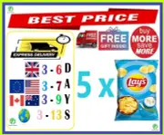5 LAYS FROMAGE Potato Chips Crisps Snack 120g-FREE GIFT,SHIPPING