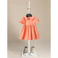 在飛比找ETMall東森購物網優惠-伯米吉純色幼兒洋氣公主裙童裝