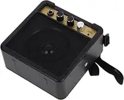 SECFOU Portable Mini Guitar Amp 5w Electric Guitar Amplifier Sound Effects Sturdy Construction Versatile Connectivity