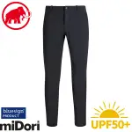 【MAMMUT 長毛象 RUNBOLD PANTS 男休閒長褲《黑》】1022-00480/排汗長褲/登山/健/悠遊山水