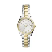 Fossil Scarlette Mini Three-Hand Date Two-Tone Stainless Steel Watch ES4319