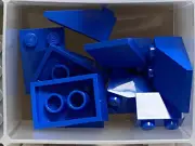 LEGO Parts - Blue Slope 33 3 x 2 - No 3298 - QTY 10