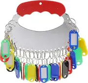 TOGEVAL 1Set Key Storage Holder with Key Tags Portable Key Organizer for Home Office and Warehouse Practical Key Management for Easy Access and Classification