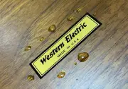 WESTERN ELECTRIC COMPANY LOGO LARGE WATER SLIDE DECAL WATER DECAL STICKER