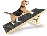 Dog Ramp, Pet Ramp for Bed, Couch Or Car, for Large Small Dogs and Cats, 4-Layer Adjustable Ramp Up to 50 Kg, and Adjustable from 30 to 45 Cm, Non-Slip (Size : 100 * 43)