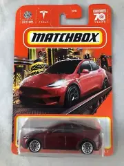 Matchbox Tesla Model Y Red