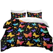 Pastel Butterflies Pattern Quilt Cover