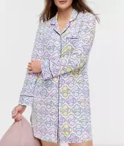 NEW PETER ALEXANDER PASTEL PENNY DOG LOGO NIGHTIE WOMENS MEDIUM M RRP$99.95