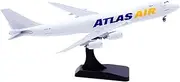 Pre-Built Model Aircraft 19CM for Atlas Air for Boeing B747-8F N859GT 1:400 Diecast Airplane Replica Miniature Airliner Model Plane Miniature Airplane Model