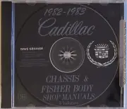 1982 1983 Cadillac Deville Eldorado Fleetwood Seville Shop Service Manual CD (for: Cadillac)